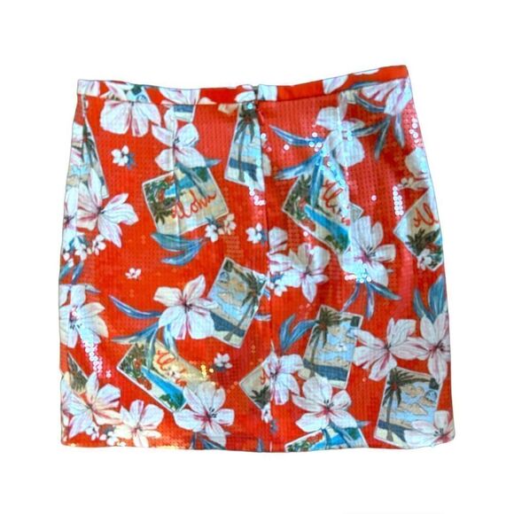 COPY - LE SUPERBE POSTCARD MINI SKIRT- SIZE 4 - Picture 7 of 10